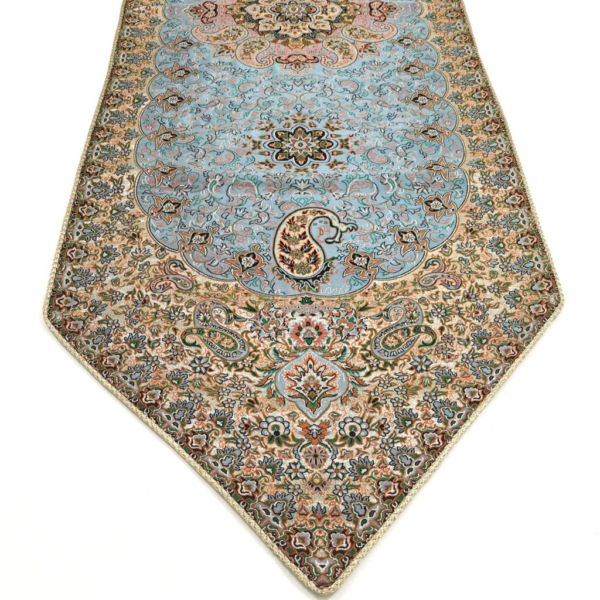 TURQUOISE TERMEH TABLE RUNNER 150cm