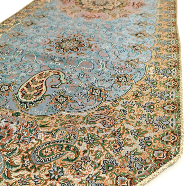 TURQUOISE TERMEH TABLE RUNNER 150cm