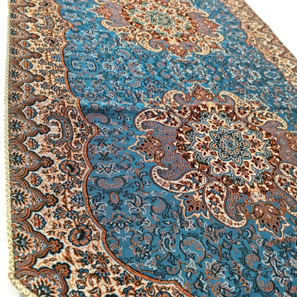 PERSIAN BLUE TERMEH TABLE RUNNER 150cm