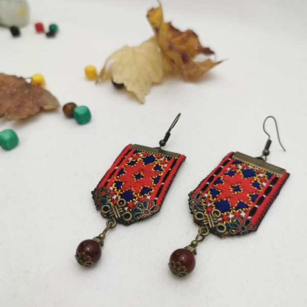 PERSIAN CARPET BALOCHI EARRINGS