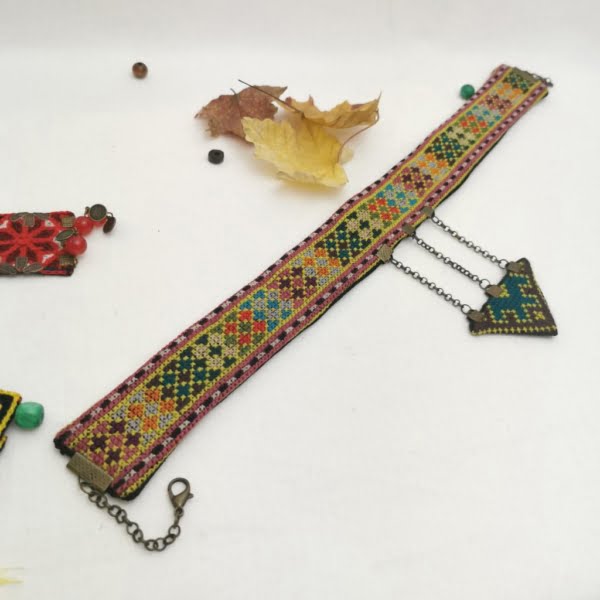 BALOCHI EMBROIDERY CHOKER NECKLACE