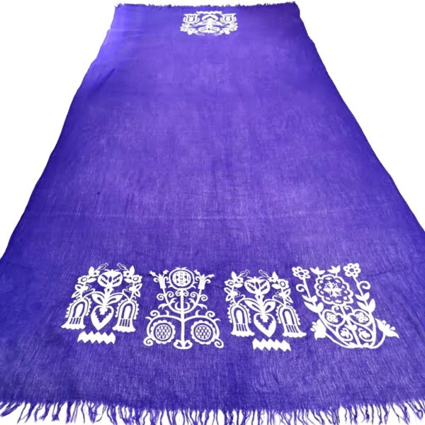 Purple Yalda Scarf, 200x 80cm