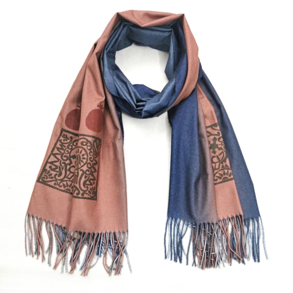 Yalda Soft Wool Carpet Scarf, 190x 70cm