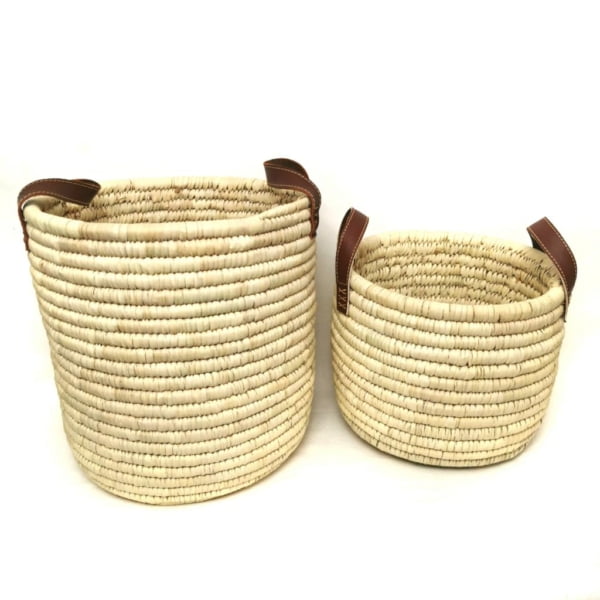 Persian Woven Storage Basket Set of 2