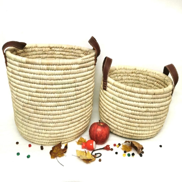 Persian Woven Storage Basket Set of 2