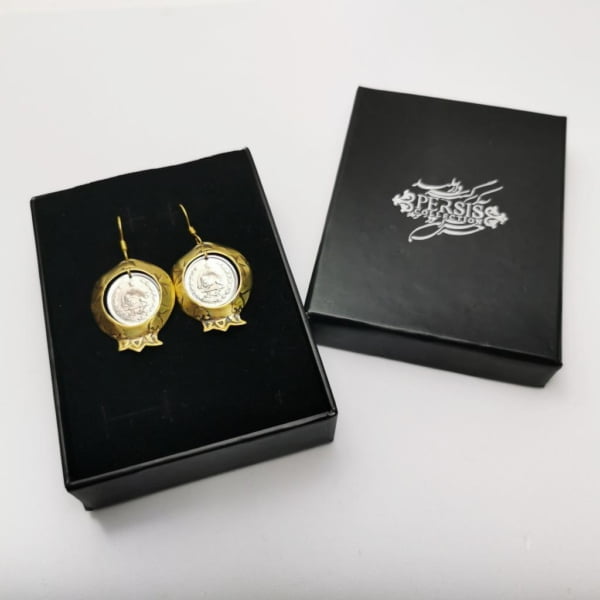 Kingdom Coin Pomegranate Earrings