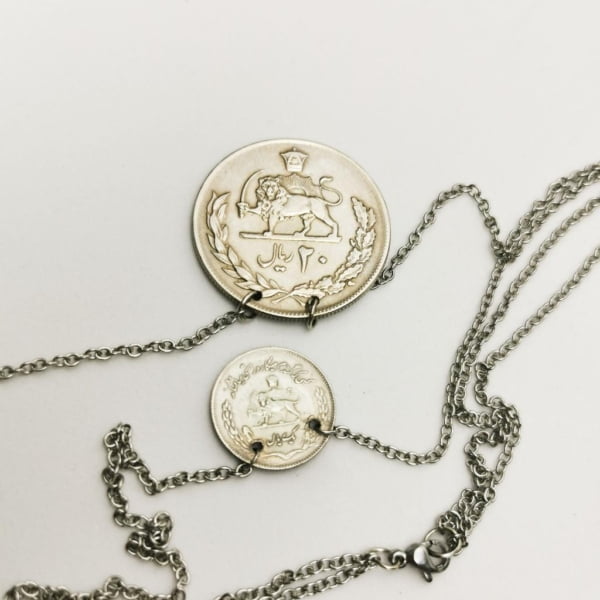 DOUBLE KINGDOM COINS NECKLACE