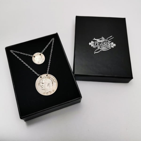 DOUBLE KINGDOM COINS NECKLACE