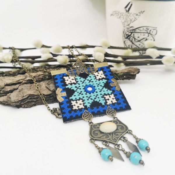 TURQUOISE TEARS BALOCHI NECKLACE