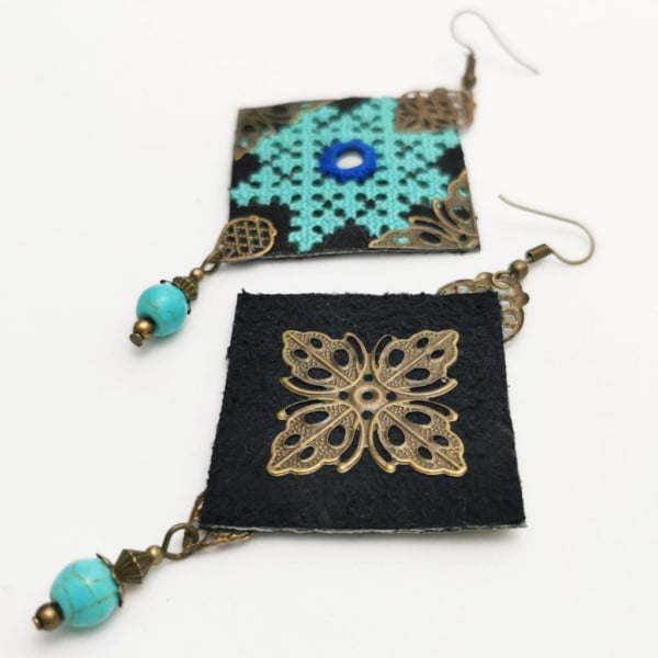 TURQUOISE BALOCHI EARRINGS