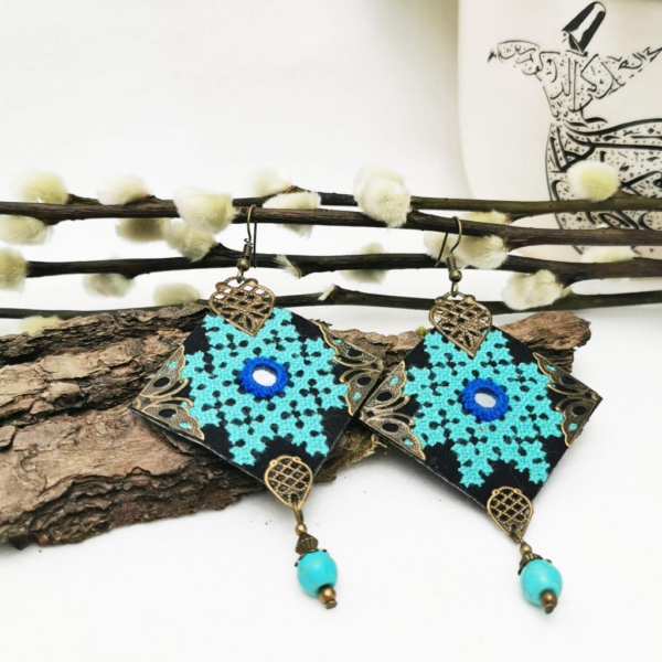 TURQUOISE BALOCHI EARRINGS