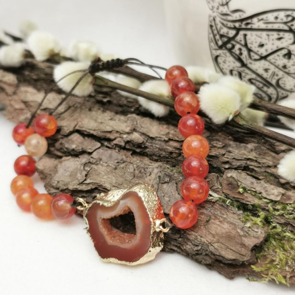 Persian Red Agate Bracelet