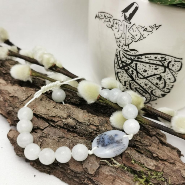 Persian Dendritic Agate Bracelet