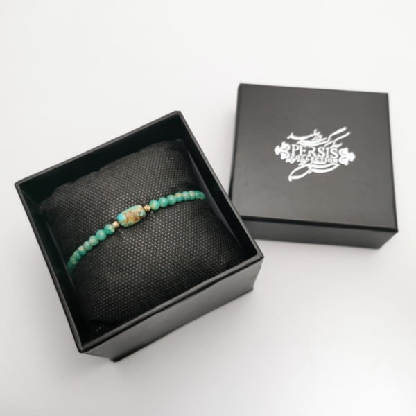 18k Gold Persian Turquoise Heaven Bracelet