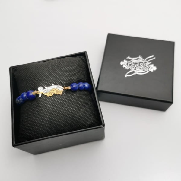 Azure Stone and Fish Bracelet