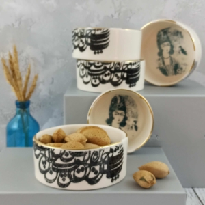 QAJAR GIRL PLATES SET