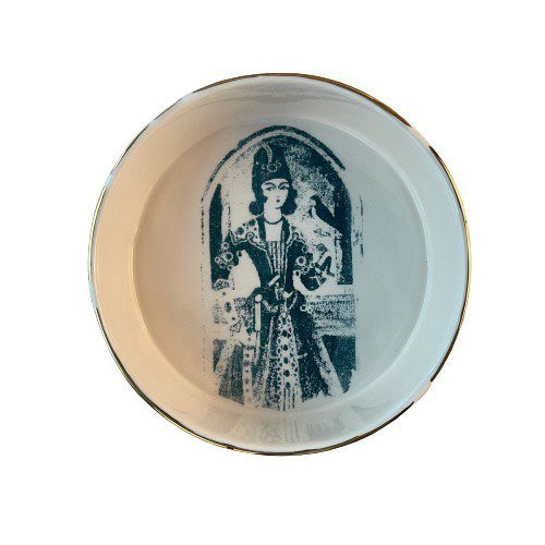 Qajar Girl Plates Set