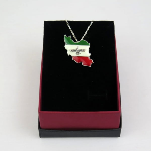 PERSIAN FLAG SILVER NECKLACE