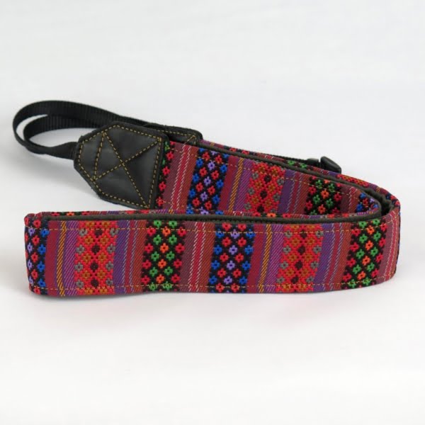 Turkmen Jajim Pattern Camera Strap