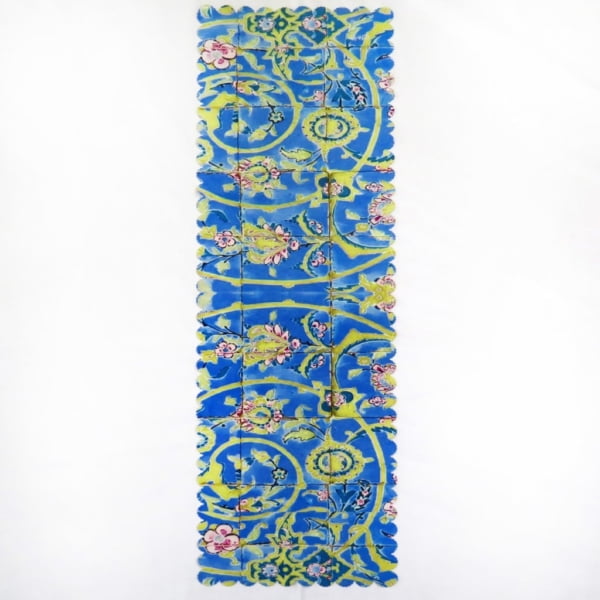 Floral Tiles Table Runner 135cm