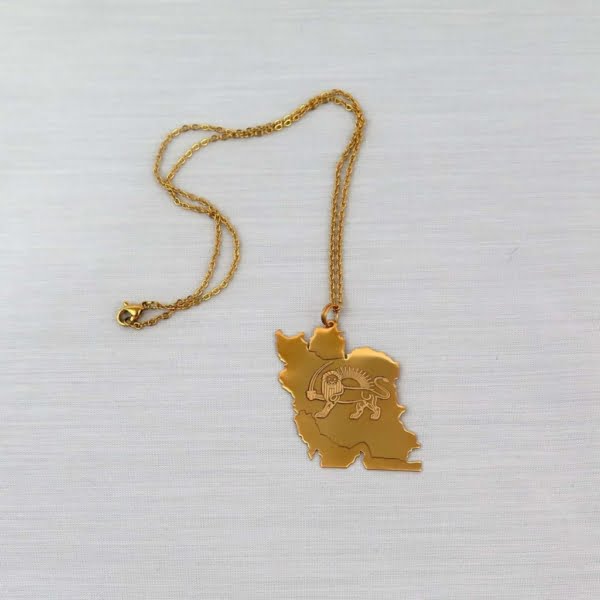 Iran Necklace Lion & sun