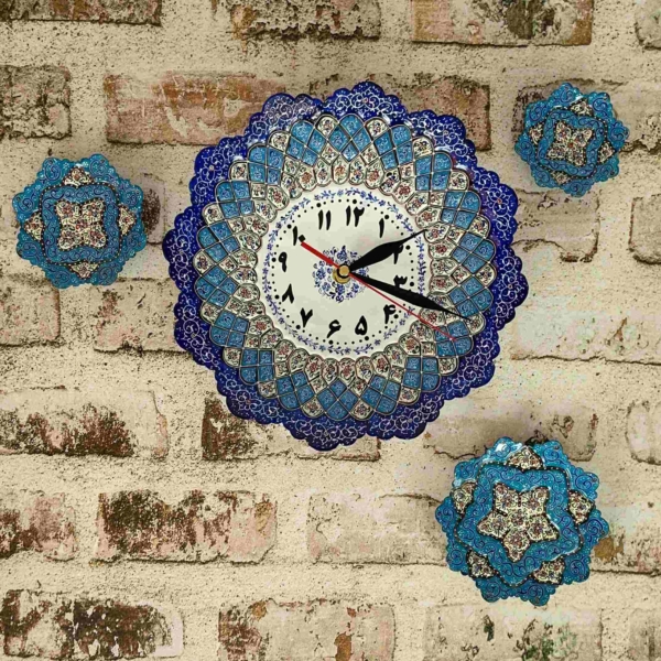 Minakari Clock 25cm