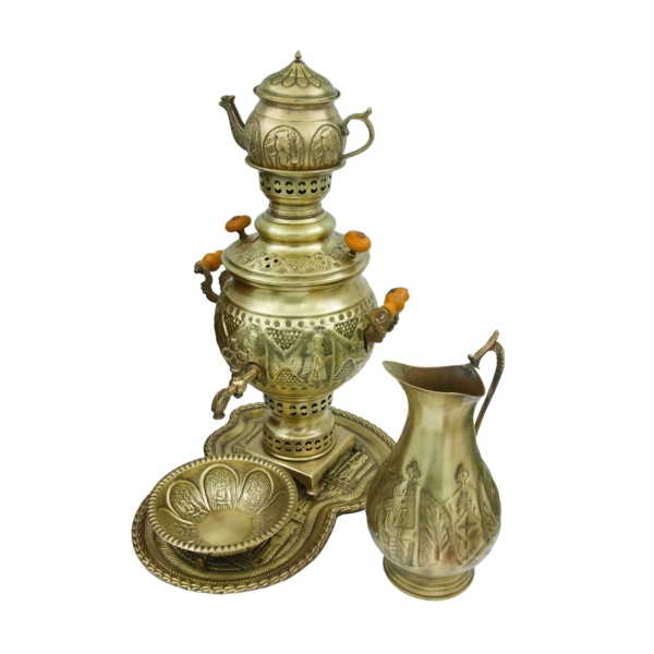 Coal Persian Samovar Set, 4l