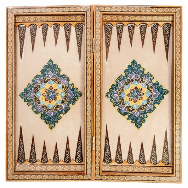 Khatam Backgammon and Chess Set – Tazhib