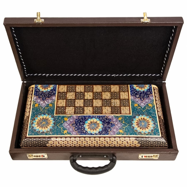 Khatam Backgammon and Chess Set – Tazhib