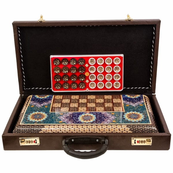 Khatam Backgammon and Chess Set – Tazhib