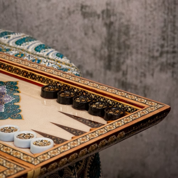 Khatam Backgammon and Chess Set – Tazhib