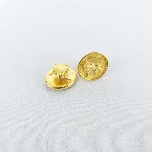 Golden Lion and Sun Cufflinks