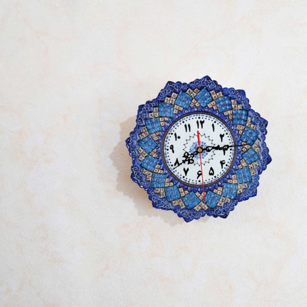 Minakari Clock 25cm