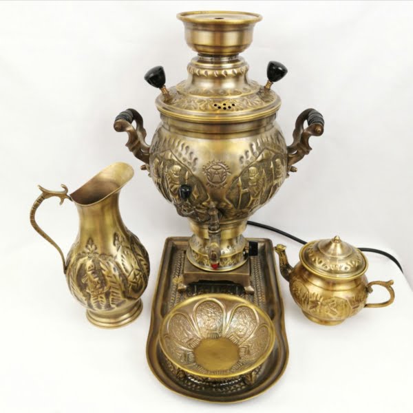 Persepolis Electric Samovar Set, 4l 110 or 220v