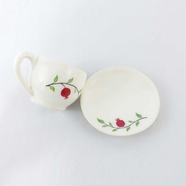 Pomegranate Ceramic Cup Set