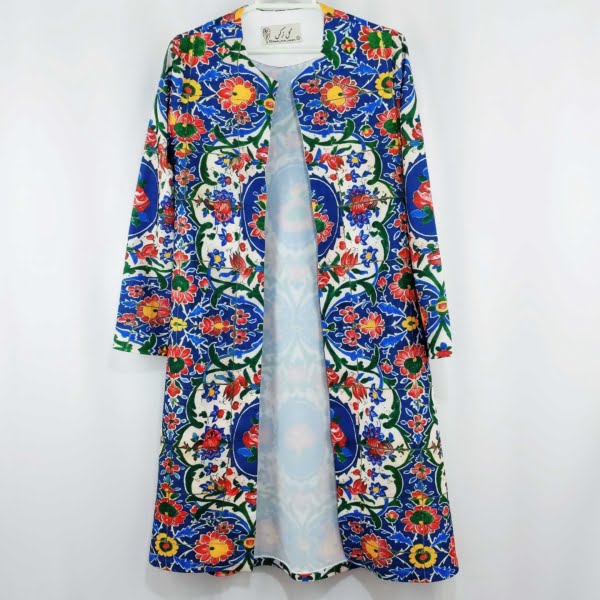 Persian Women’s Dress With Persian Tile Design