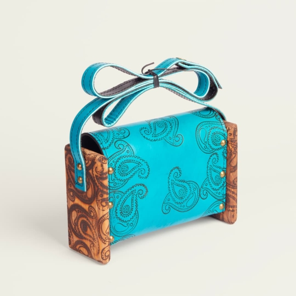 Pure Love Blue Quilted Bag