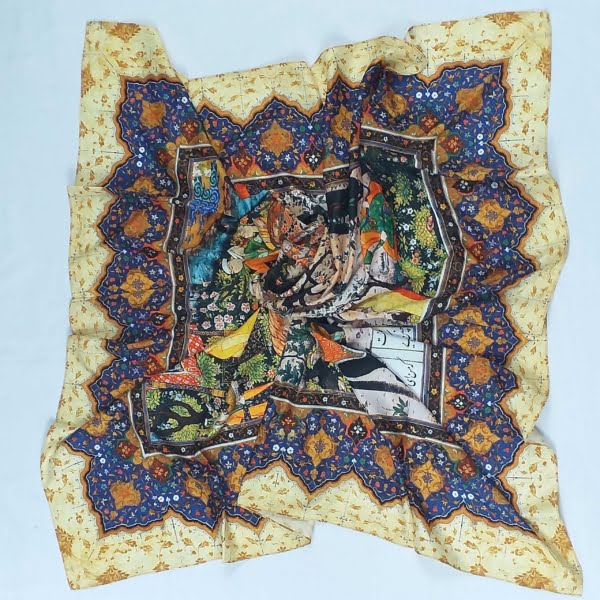 Scarf with Shahnameh Design