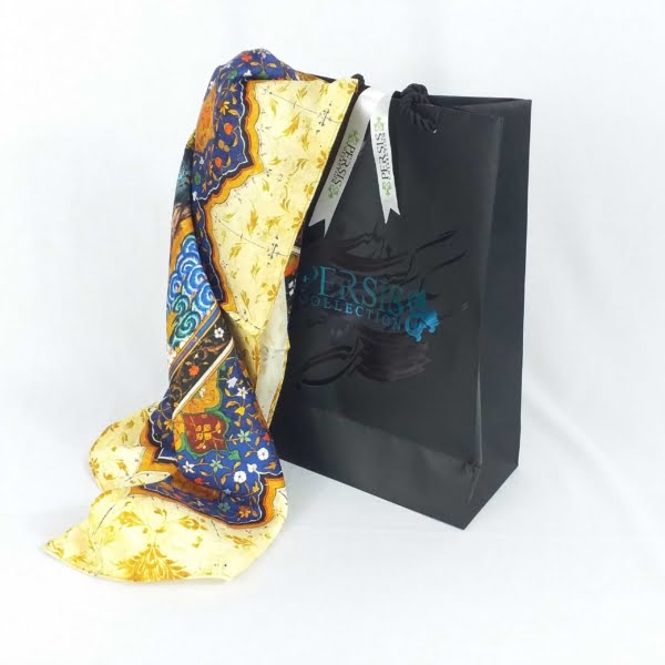 Scarf with Shahnameh Design