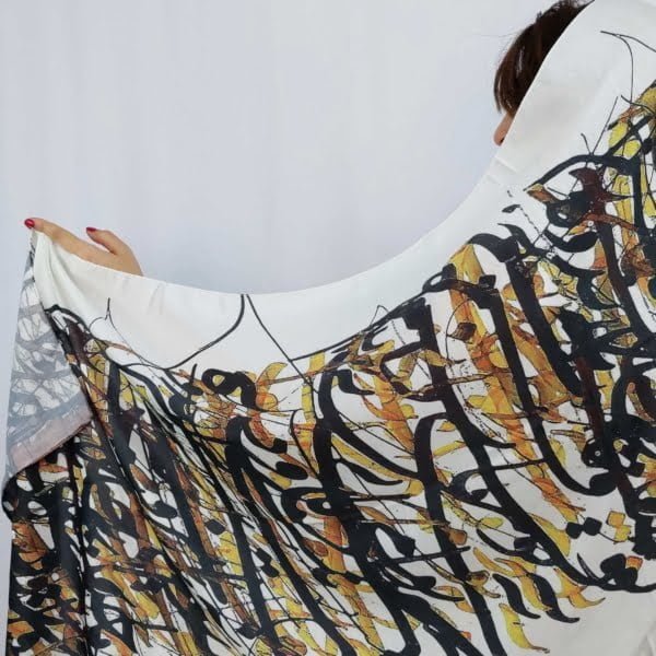 The Art of Calligraphy Scarf