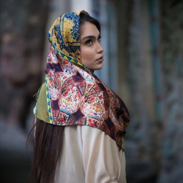 Persian Art Scarf-100% Silk