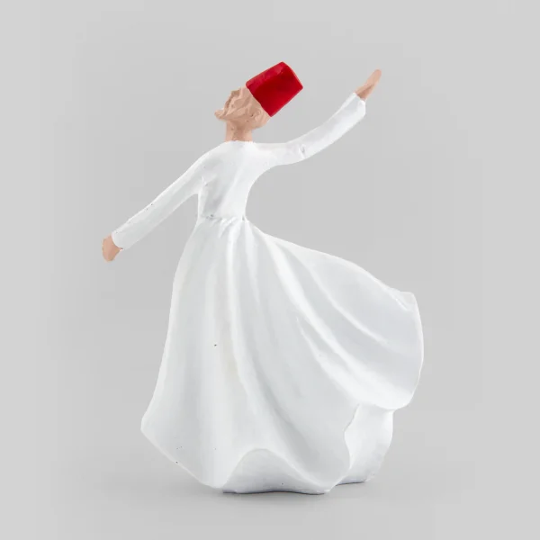 Sufi Whirling Dervish Calligraphy Sculpture – Sama Dance Set