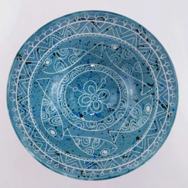 Toranj Large Bowl 31cm Turquoise