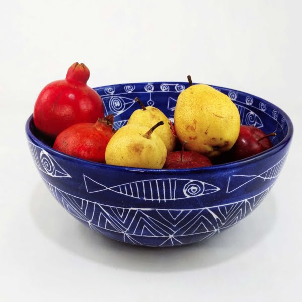 Toranj Large Bowl 31cm Blue