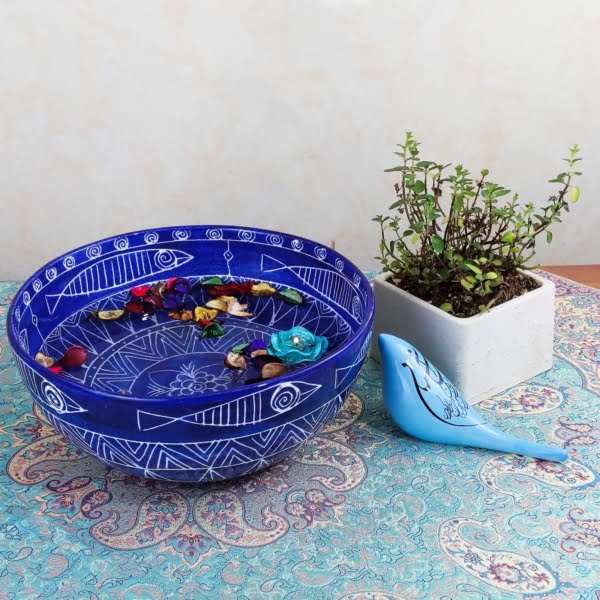 Toranj Large Bowl 31cm Blue