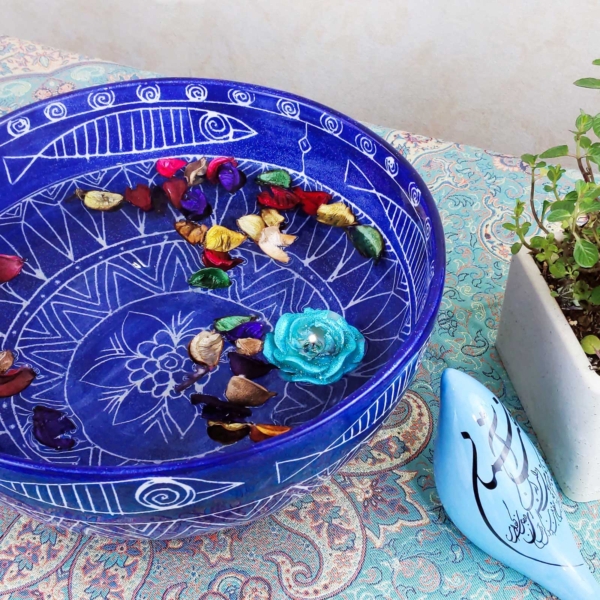 Toranj Large Bowl 31cm Blue