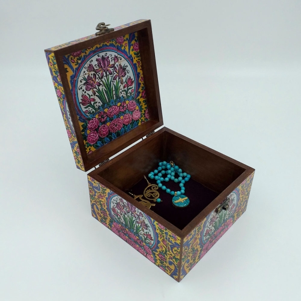 Decorative Storage Box Rose Pattern