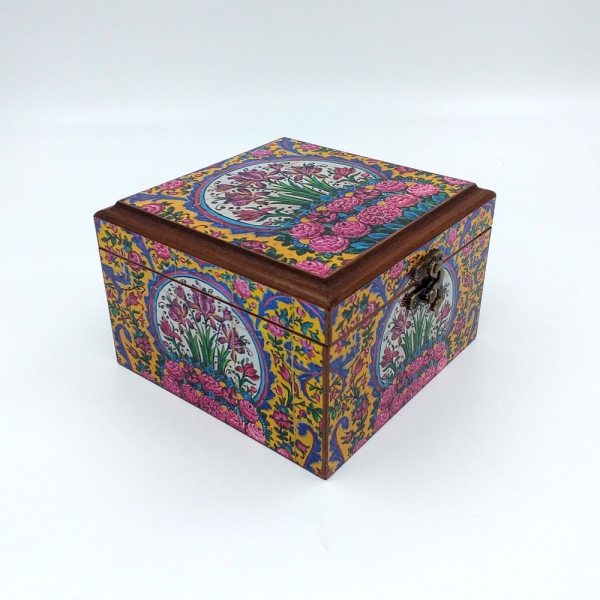 Decorative Storage Box Rose Pattern