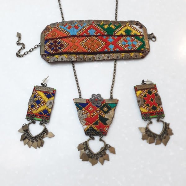 BALOCHI NEEDLEWORK JEWELLERY SET