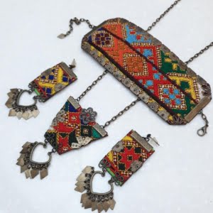 BALOCHI NEEDLEWORK JEWELLERY SET